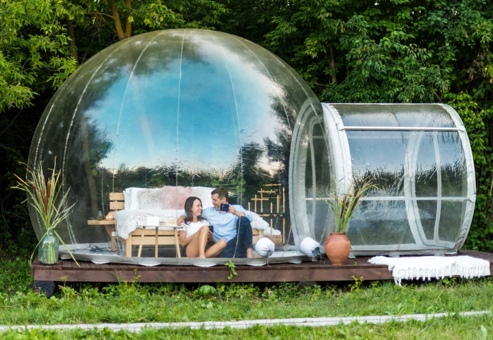 inflatable clear bubble tent